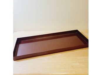 Brown Metal Boot Tray