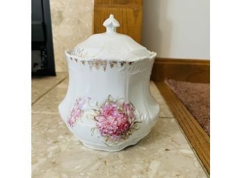 Vintage Ceramic Jar With Lid