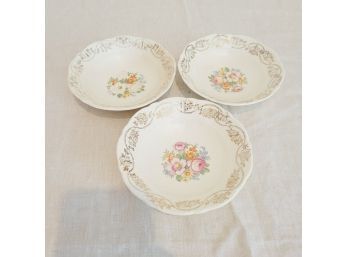 Coronet 22k Gold Trim Dishes (table Lr)