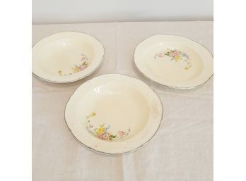 Edwin Knowles Soup Bowls (table Lr)