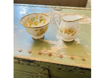 Royal Albert Teacup And Creamer China Lot (Shelf)