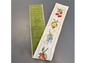 Fabric Fruit Wall Hanging In Good Condition