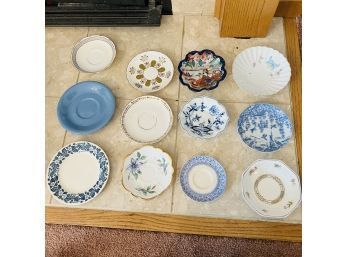 Vintage Blue And White Small Plate Assortment No. 1