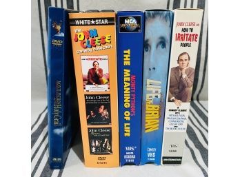 Assorted John Cleese VHS And DVDs Lot