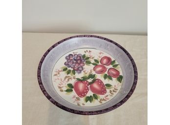 Nantucket Home Round Serving Dish Purple (Table Lr)