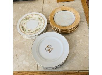 Vintage Small Plates - Three Styles With Multiple Quantities