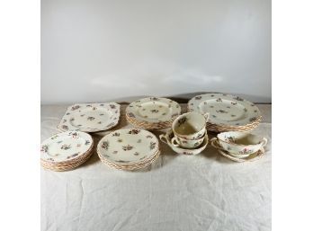 Vintage Dainty Floral Dishes - Crown Ducal And Old Hall Ivory Ware