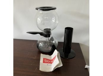 Bodum Santos Vacuum Coffee Maker With Instructions (*18303)