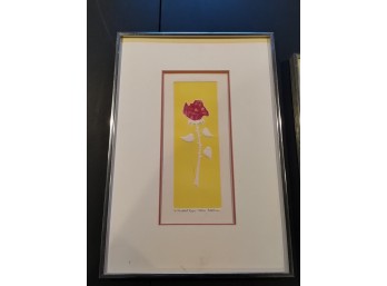 Misha Moracha - 'A Perfect Rose' Signed & Numbered Etching