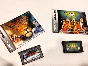 Game Boy Advance Games - Narnia & Scooby Doo