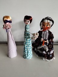 Grouping Of 3 Vintage Dolls