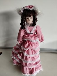 Vintage Doll On Stand