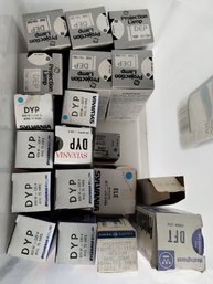Lot Of 18 Projector Bulbs - DYP, ELE, DFT, DEP, DYP, Microscope