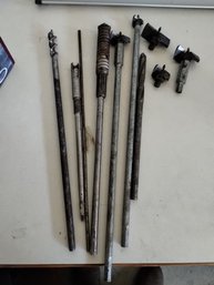Lot Of Various Long Shaft Drills And Hole Saws