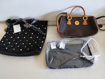 3 Purses - Big Buddha (new), Queen Collections (new), La Tour Eiffel (Like New)