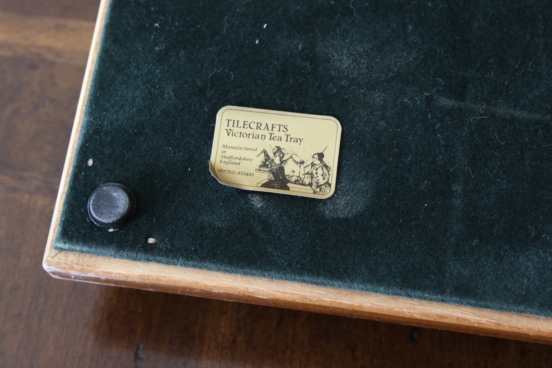 Tilecrafts Victorian Tea Tray, Made In England #59968 | Black Rock Galleries