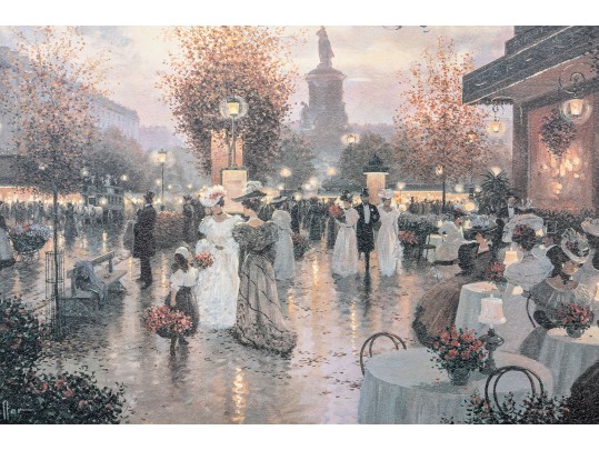 Christa Kieffer “Elegant Evening Out” Framed Giclee