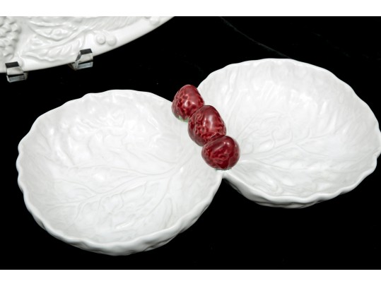 Italian White Ceramic Serving Pieces