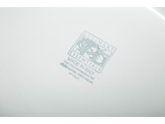 Italian White Ceramic Serving Pieces