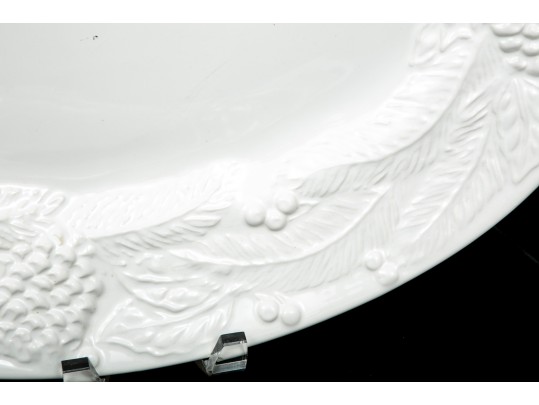Italian White Ceramic Serving Pieces