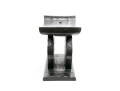 Ebonized Carved African-Style Stool