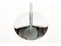 Frosted Glass Top Accent Table