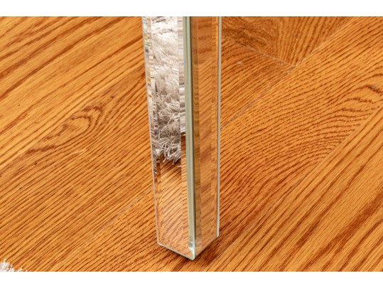 Elegant Mirrored Side Table