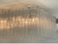 Venini Italian Rectilinear Chandelier Circa 1960, Original Purchase Price $26,250