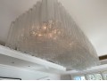 Venini Italian Rectilinear Chandelier Circa 1960, Original Purchase Price $26,250