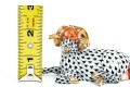 Herend Black Fishnet Ram With Rust #15379