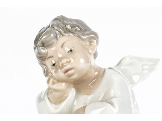 Lladro Thinking Angel #4539
