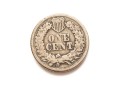 1864 Indian Head Cent, Brass
