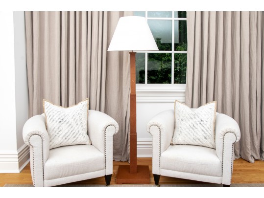 Handsome Wooden Floor Lamp