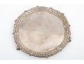 Sterling Silver Footed Waiter Tray, Monogrammed 