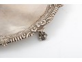 Sterling Silver Footed Waiter Tray, Monogrammed 