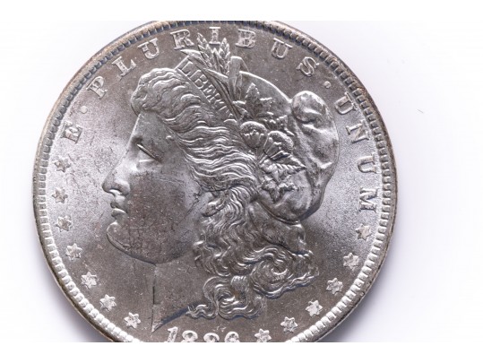 1886 Morgan Silver Dollar, BU