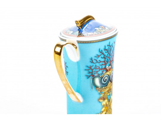 Two Diminutive Versace For Rosenthal “Les Tresors De La Mer” And “Passion Dream” Creamers 