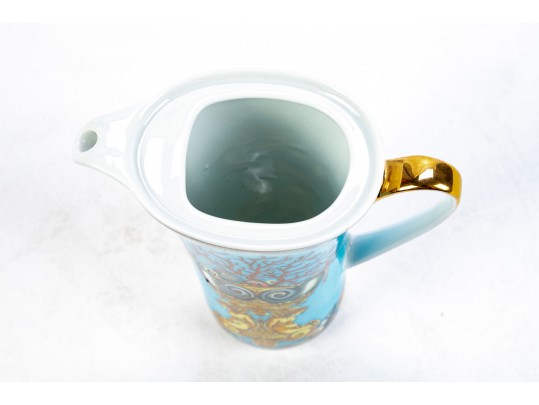 Two Diminutive Versace For Rosenthal “Les Tresors De La Mer” And “Passion Dream” Creamers 