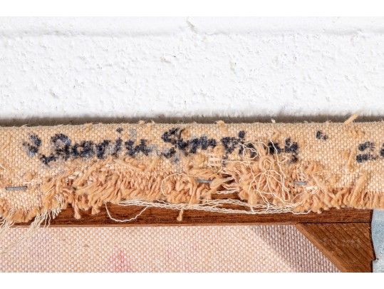 Bright Stefan Georg (Dallas) Large Abstract Painting On Canvas