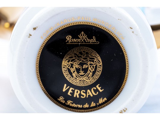 Two Diminutive Versace For Rosenthal “Les Tresors De La Mer” And “Passion Dream” Creamers 