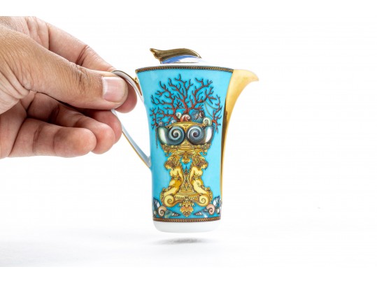 Two Diminutive Versace For Rosenthal “Les Tresors De La Mer” And “Passion Dream” Creamers 
