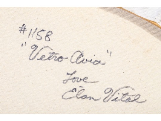 Mesmerizing Elan Vital (American) Aerospace Enamel Painting “Vetro Avia” #1158