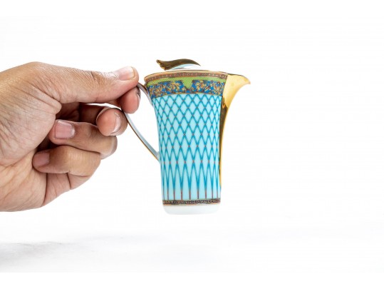 Two Diminutive Versace For Rosenthal “Les Tresors De La Mer” And “Passion Dream” Creamers 