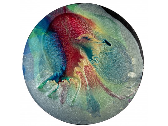 Mesmerizing Elan Vital (American) Aerospace Enamel Painting “Vetro Avia” #1158