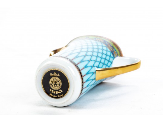 Two Diminutive Versace For Rosenthal “Les Tresors De La Mer” And “Passion Dream” Creamers 