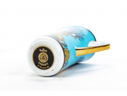 Two Diminutive Versace For Rosenthal “Les Tresors De La Mer” And “Passion Dream” Creamers 