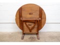 Country French Fruitwood 19th Century Tilt Top Wine Tasting Table