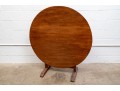 Country French Fruitwood 19th Century Tilt Top Wine Tasting Table