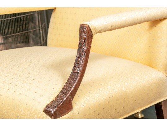 Vintage Chippendale Style Lounge Chair 