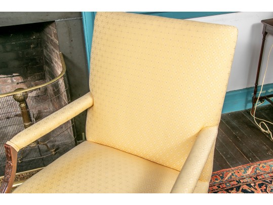 Vintage Chippendale Style Lounge Chair 